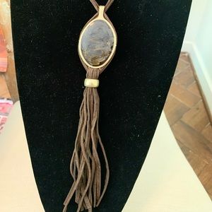 🌼CHICO’S Long Pendant Tassel Necklace